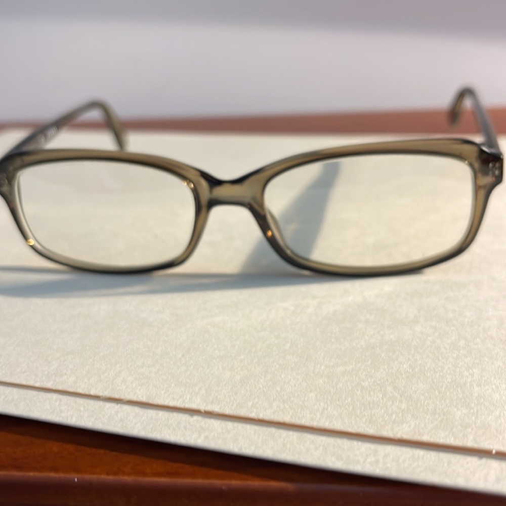 Guess Men’s Stylish Clear Brown Rectangular Eyegl… - image 3